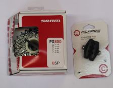 Two as new SRAM PG-950 9 Speed Cassettes 11-32, one as new SRAM PG-950 9 Speed Cassette 11-34 and