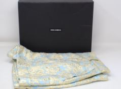 A pair of women's as new Dolce & Gabbana Permanent Collection patterned shorts (Tag/Size 46 - RRP $