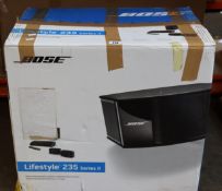 A boxed Bose Lifestyle 235 Series II Home Entertainment System.