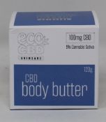 Twenty five Eco CBD body butter with Shea butter/cocoa butter/jojoba oil-vitamin E mango & Papaya