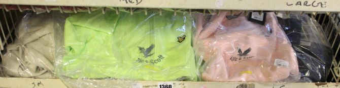 Four items of as new Scotch & Soda clothing; cord trousers (W34/L32), floral printed dress (S),