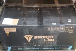 A boxed as new Secret Lab 2020 Titan Softweave Charcoal Blue Gaming Chair.