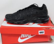 A pair of as new Nike Air Max Plus (UK 12 - Damaged box).
