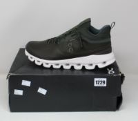 A pair of as new On Running Cloud Hi waterproof trainers (UK 10).