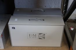 Two boxed as new E & M Active Magic Touch Massage Cushion (RRP £118) https://emactive.com/em-