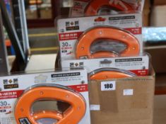 Nine Lon&Lon 30m builder tape measures.