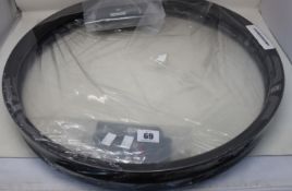 A pair of as new Enve G27 650B carbon fibre gravel rims (Disc brake 24 hole, tubeless only).