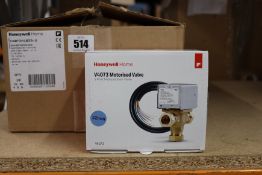 Ten boxed as new Honeywell Home V4073 motorised valves.