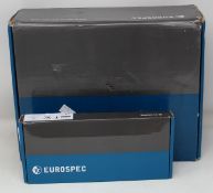 Ten boxed as new Eurospec Din Bathroom Locks 60-78mm Centres-Radius (DLS7860WCSSS/R).