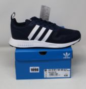 Two pairs of as new Adidas Multix trainers (UK 9, UK 10).