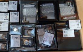 A large quantity of boxed as new Kapitan bath accessories to include Quattro Glass Holders, Soap