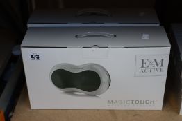 Two boxed as new E & M Active Magic Touch Massage Cushion (RRP £118) https://emactive.com/em-