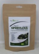 A large quantity of My Superfoods Organic Spirulina food supplement tablets (Approximately 75 x
