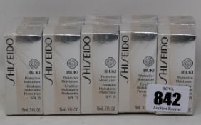 One hundred Shiseido Ibuki protective moisturizer emulsions (100 x 15ml).