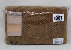 Three as new Unmade Copenhagen Janel clutch bags in bronze brown (RRP £75 each).