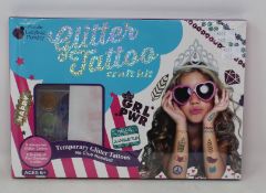 A quantity of boxed as new Purple Ladybug Novelty Glitter Tattoo Craft Kits (Approximately 35).