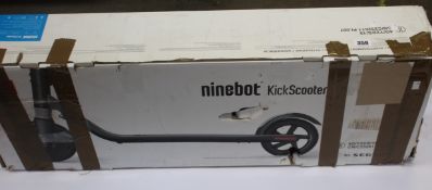 A pre-owned Ninebot Kickscooter by Segway.