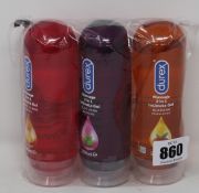 Sixteen packs of Durex 2 in 1 massage guarana (16 x 3 packs).