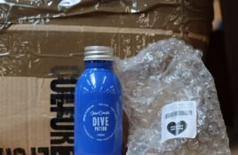 A large quantity of as new Stuart Semple High Grade Professional Acrylic Paint in Raven and Dive