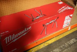 A boxed as new Milwaukee MSL 2000 Mitre Saw Leg Stand.
