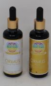 One Ormus Food of the Gods (50ml) and one Ormus Plus (50ml).
