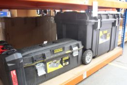 A Stanley Fatmax 233ltr Wheeled Tool Chest (99 x 59 x 62cm) and a Stanley Fatmax Waterproof