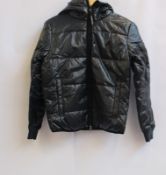 A women's as new G-Star Raw short padded jacket in mazarine blue (S).