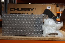 A large quantity of as new Chubby Gorilla 60ml clear unicorn bottles V3 (Approximately 500).