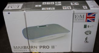 A boxed as new E & M Active Maxburn Fitness Plate Pro II RRP (£799) https://emactive.com/em-active/