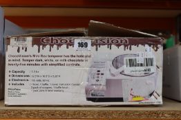 A pre-owned Chocovision Mini Rev chocolate tempering system.
