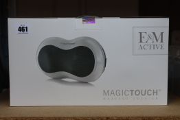 Two boxed as new E & M Active Magic Touch Massage Cushion (RRP £118) https://emactive.com/em-