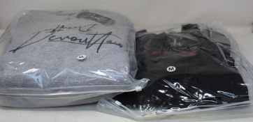 A quantity of assorted as new Devout Industry clothing.