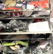 A quantity of assorted as new clothing and related items.