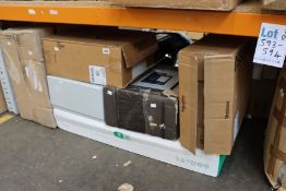 A quantity of miscellaneous electrical enclosures and distribution boards to include a Rittal Newlec