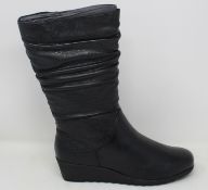 Two pairs of women's as new Caprice 9-9-26407-25 022 mid calf boots (UK 6 - RRP £90 each).