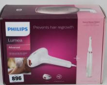 A boxed as new Phillips Lumea Advanced hair removal device special beauty edition.