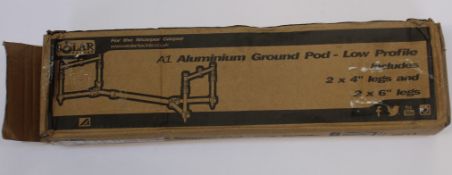 A boxed as new Solar Tackle A1 aluminium ground pod- low profile.