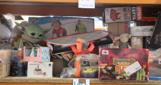 A quantity of as new toys, games and related items to include Spiky Dastards, Racing Llama Wind-Up's