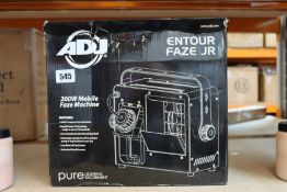 A boxed as new ADJ Entour Faze Jr (Requires UK adapter).