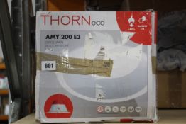 A boxed Thorn Eco Amy 200 E3 LED downlight.