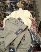 Ten items of as new Hollister clothing to include sweatshirts, tops and sweatpants.
