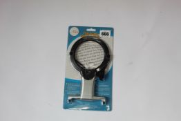 Ten boxed as new Neez Neck & Desk Magnifiers with LED.