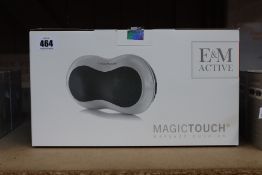 Two boxed as new E & M Active Magic Touch Massage Cushion (RRP £118) https://emactive.com/em-