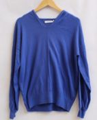 Three as new NRBY Lily hooded cotton cashmere sweaters (1 x XS, 2 x M).