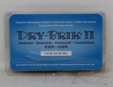 Forty two boxed as new Dry-Brik II Desiccant Blocks (Packs of 3 blocks, replacement moisture