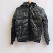 A women's as new G-Star Raw short padded jacket in mazarine blue (XL).