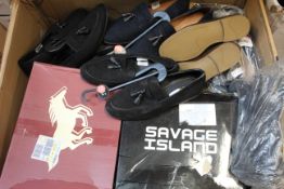 A quantity of as new footwear to include Bershka, Flyflot, Crocs, Bobs, Tretorn, 5.11, Ecco, Rieker,