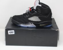 A pair of as new Nike Air Jordan 5 Retro OG (UK 7).