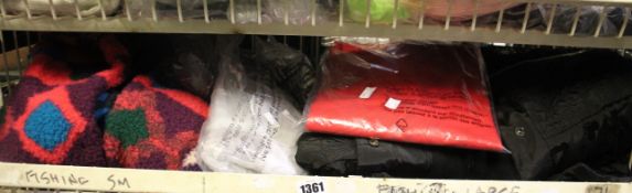 Six items of as new Desigual clothing to include two jackets, a bag and sweatshirt.