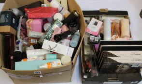 A box of as new toiletries to include Jo Malone, Baileys&Harding, The Body Shop and Ted Baker.